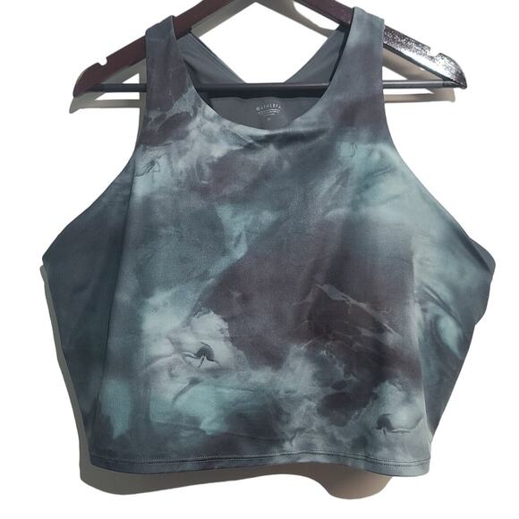 Athleta Conscious Crop Printed Tie Dye Top - Picture 1 of 4